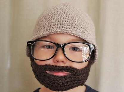 The Sam Detachable Beard and Beanie Crochet Pattern