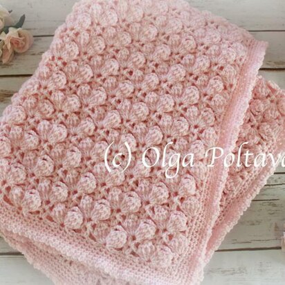 Pink Marshmallows Baby Blanket