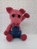 Crochet Amigurumi Toy Pig Pattern - Ziggy the Piggy