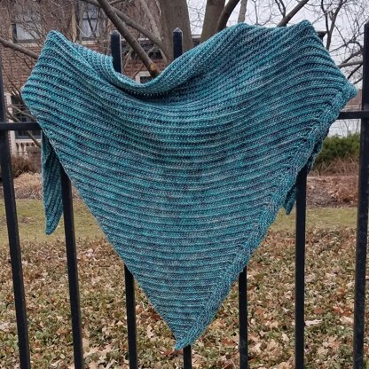 Ebbing Tides Shawl