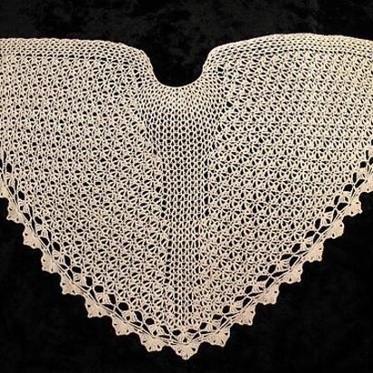 Ice Crystal Crochet Faroese Shawl