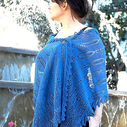 The Witches of Lake Enara rectangular shawl