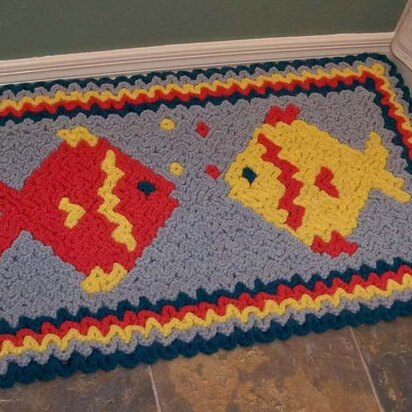 Wiggly Fish Rug