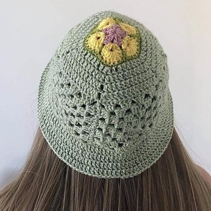 Granny Square Bucket Hat