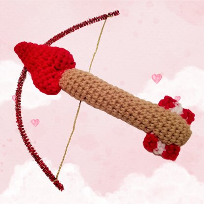 Cupid's Arrow Baby Rattle