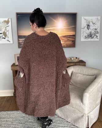 Plush Blanket Cardigan