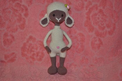 Rosy the sheep doll