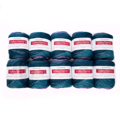 Valley Yarns Learn to Knit Kit - Steel Grey