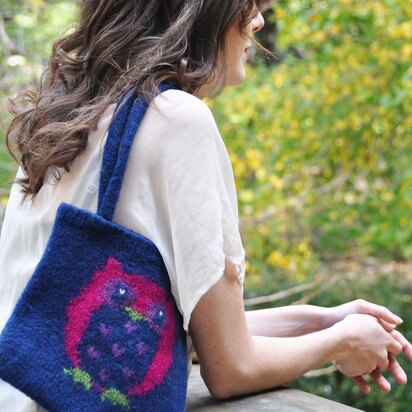 Owl Always Love You Felted Purse