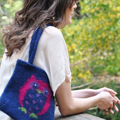 Owl Always Love You Felted Purse - knitting pattern