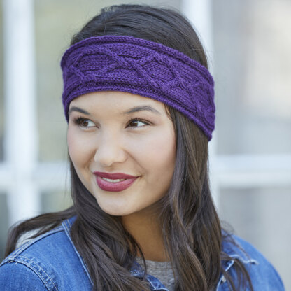 869 Touriga - Headband Knitting Pattern for Women in Valley Yarns Deerfield