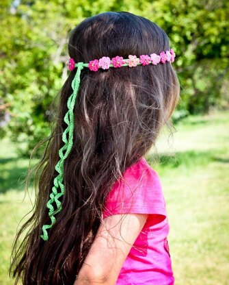 Summer Girl - crocheted headband