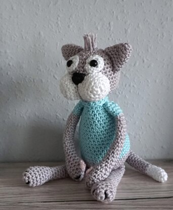 Amigurumi Häkelanleitung Katze Leo