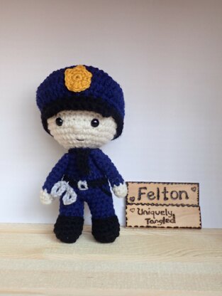 Felton in Police Costume