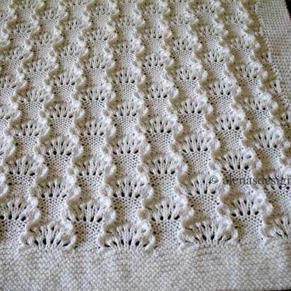 Billowing Clouds Baby Blanket