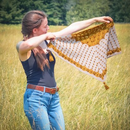 Harvest Moon Shawl