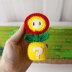 Fire-Flower & Question Block Amigurumi Pattern – Video Game Inspired Fanart (PDF)