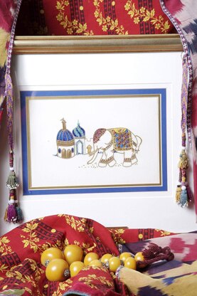 Rajmahal Rajah the Elephant Embroidery Kit - Multi