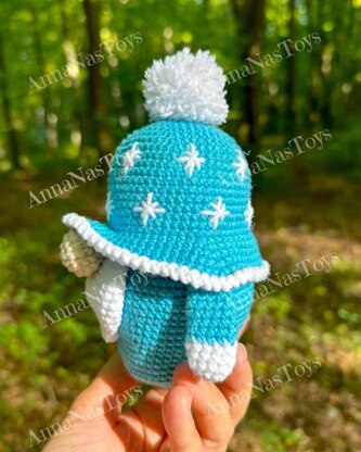Christmas gnome with a pompom