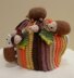 Hedgehogs and Acorns Tea Cosy