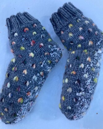 Thrummed Slipper Socks
