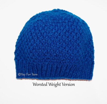 Moss Stitch Hat