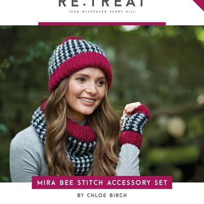 Mira Bee Stitch Accessory Set in West Yorkshire Spinners Re:Treat - Downloadable PDF