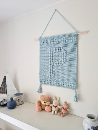Letter P Wallhanging