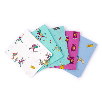 Craft Cotton Company Charlie and the Chocolate Factory Dreams Fat Quarter Bundle - Multi