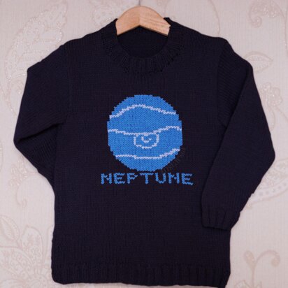 Intarsia - Neptune Chart - Childrens Sweater