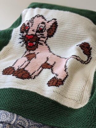 Baby Lion Crochet Graphgan