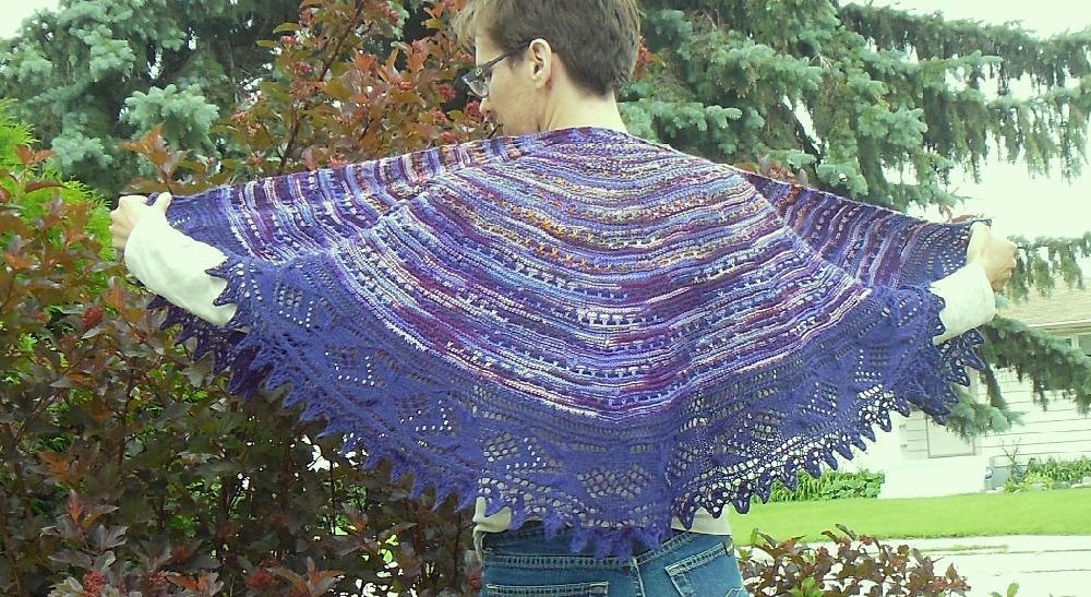 Homeward Bound Migration shawl Knitting pattern by Mandyz Moon