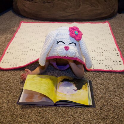 Hooded Bunny Blanket Pattern