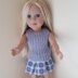 Parma Violet Vest for Doll