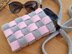 Mobile phone crossbody shoulder bag crochet pattern T3