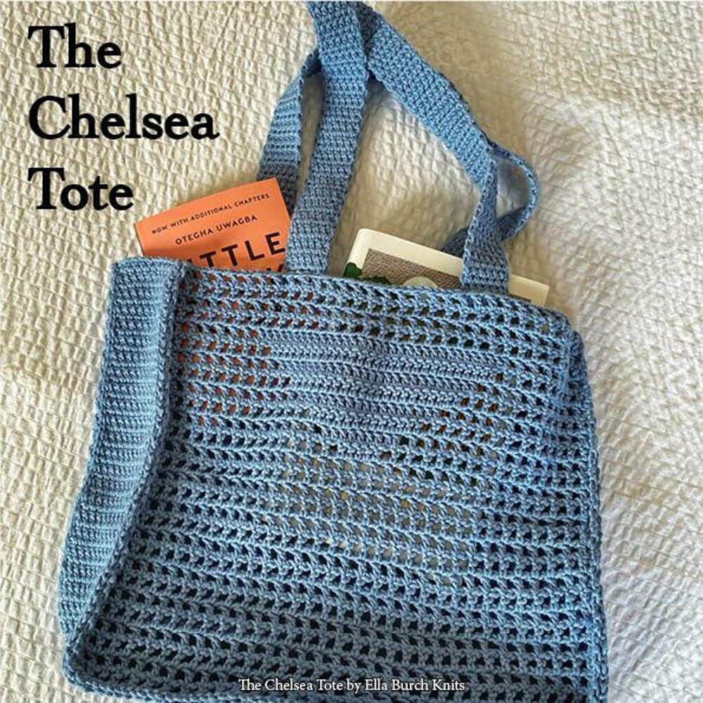 The Chelsea Tote Crochet pattern by Ella Burch | LoveCrafts