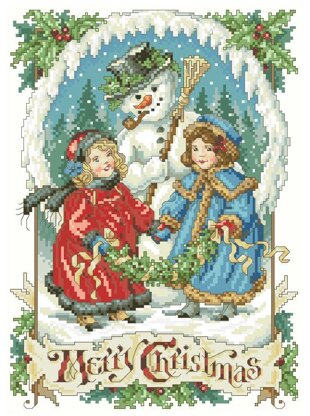 Victorian Snowman - PDF