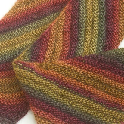 Diagonal Rib Scarf