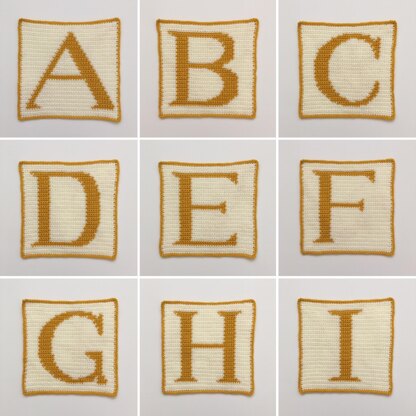 Alphabet Blanket