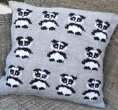 I Love Pandas Cushion