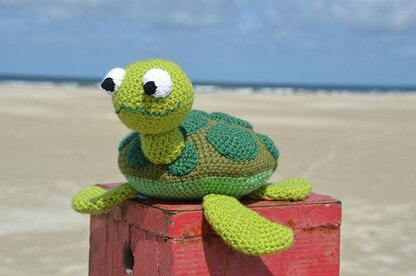 Seymore the Sea Turtle Crochet Pattern, Turtle Amigurumi