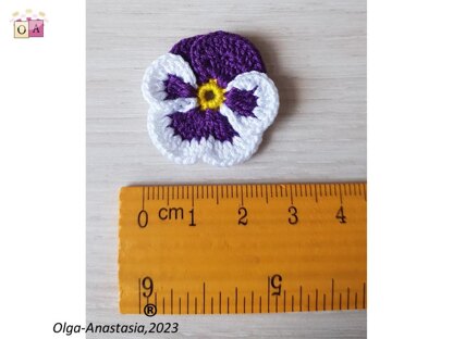 Pansies crochet