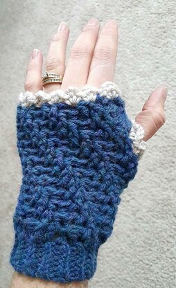 Polar Vortex Fingerless Gloves
