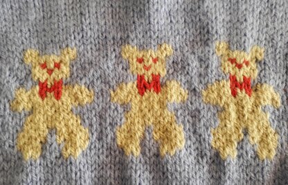 Teddies in a Row Sweater