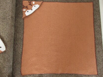 Deer Hooded Towel with Matching Washcloth