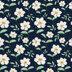 Lily Flower (Navy)