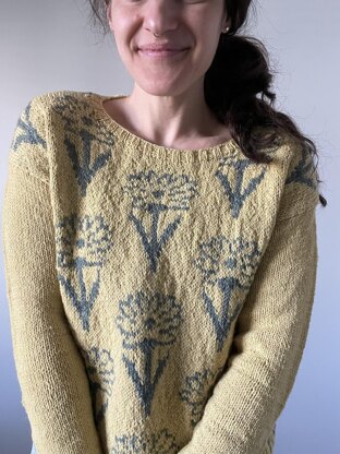 Daisy Doodle Pullover