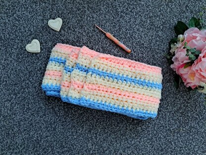 Crochet Pastel Princess Scarf Pattern/Tutorial