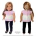 Fern Summer Top Crochet Pattern for 18" Dolls