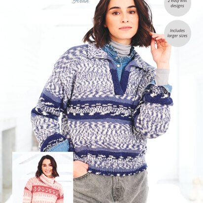 Sweaters in Stylecraft Easy Fair Isle Effect - Downloadable PDF